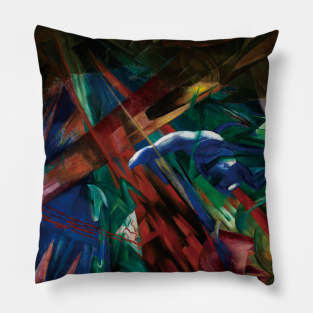 abstract leaf pattern Pillow