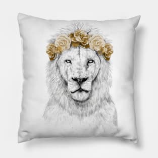 Festival lion (color version) Pillow