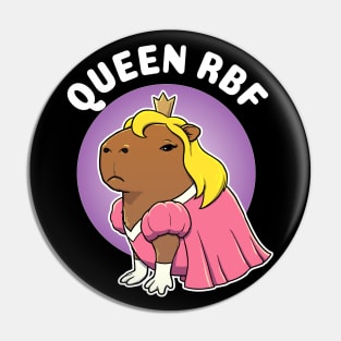 Queen RBF Capybara Princess Costume Pin