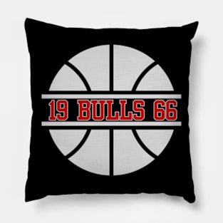 bulls basketball Pillow