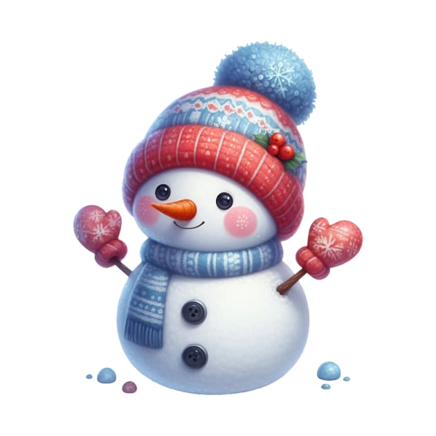 Cute Snowman by Dmytro