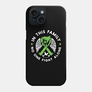 In This Family No One Fights Alone Shirt Bile Duct Cancer Phone Case