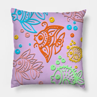 Fish - Batik Pillow