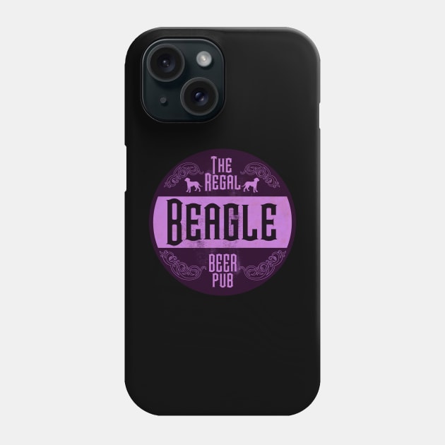 Regal Beagle Purple Vintage Phone Case by CTShirts