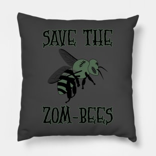 Save the Zom-bees! Pillow