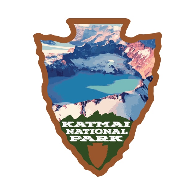 Katmai National Park and Preserve arrowhead by nylebuss