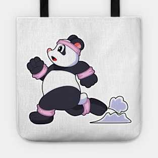 Panda as Runner at Running Tote