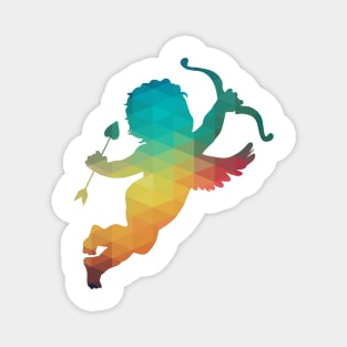 Rainbow Cupid Magnet