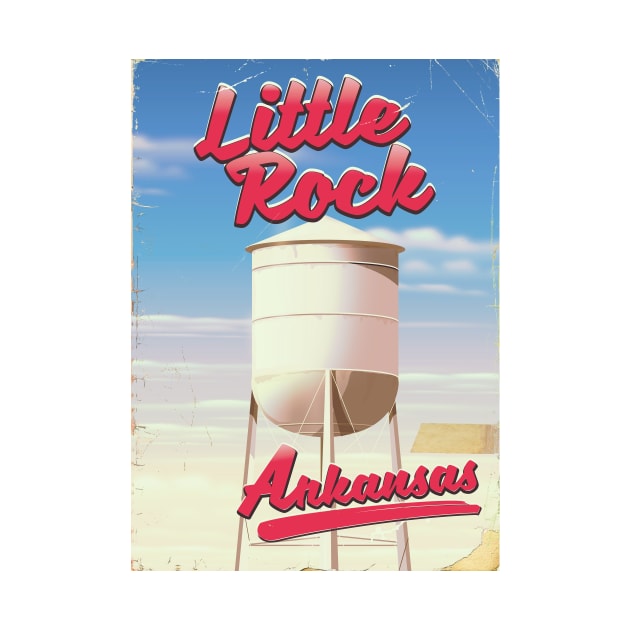 Little Rock Arkansas Travel poster. by nickemporium1