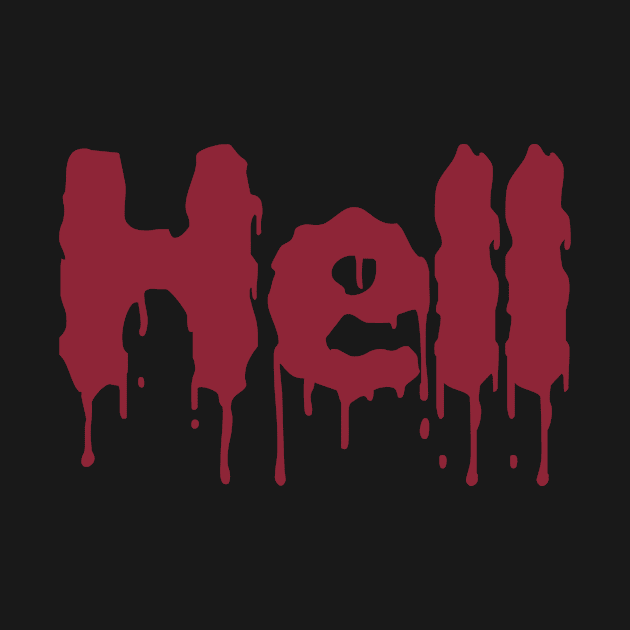 Hell Blood Evil Retro Gamer Humor Gift Men Women Kid by SmileSmith