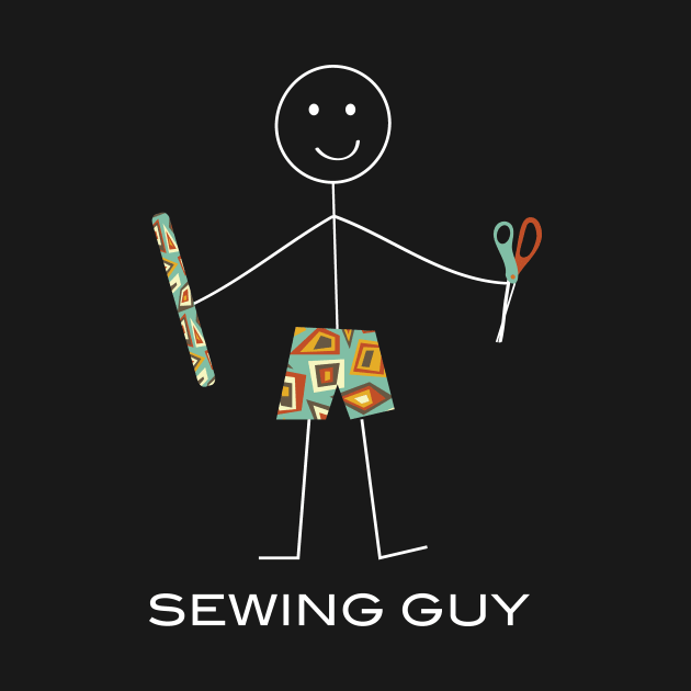 Funny Mens Sewing Guy by whyitsme