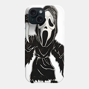 Scream Caricature Phone Case