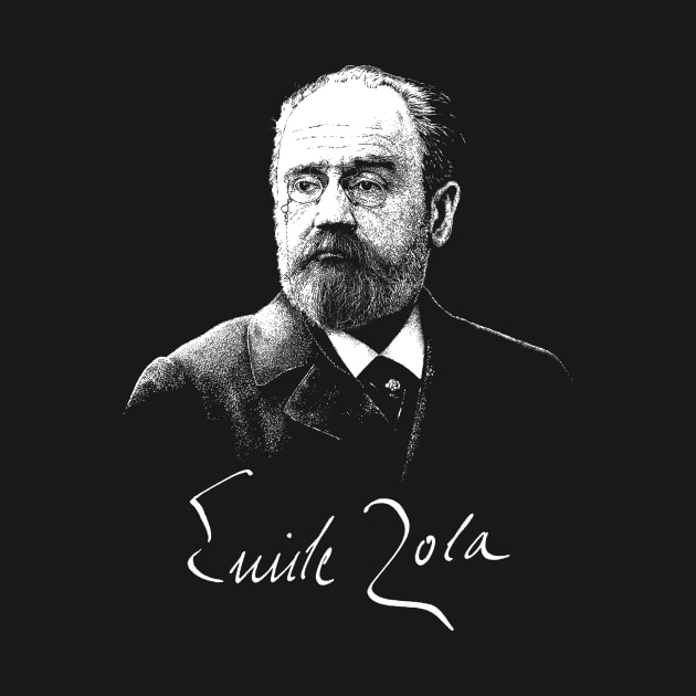 Émile Zola, French writer, literature, Portrait by StabbedHeart