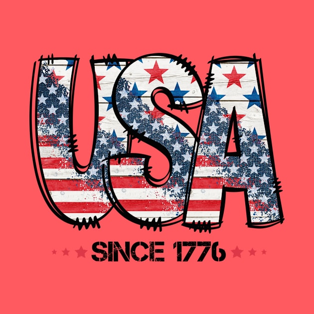 USA Forth of July Independence Day by T Madness Designs