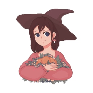 Pixel flower witch T-Shirt