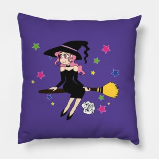 Pinkhair Witch Pillow