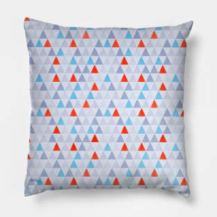 Geometric Abstract Triangle Pattern Pillow