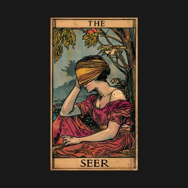 The Seer Tarot Card by Of Smoke & Soil