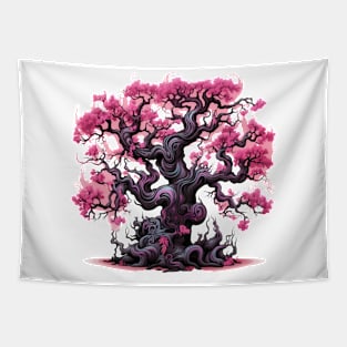 Pink Tree Tapestry