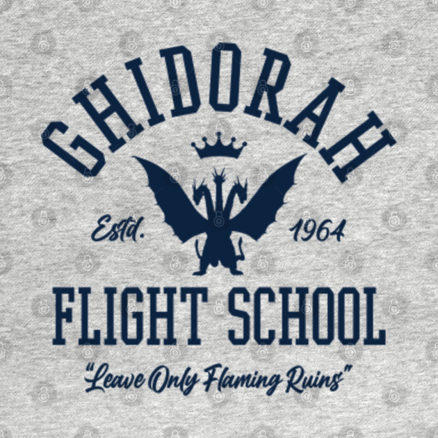 Disover GHIDORAH FLIGHT SCHOOL - Robzilla - T-Shirt