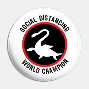 Loch Ness Monster - Social Distancing World Champion Pin