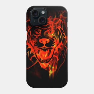 travel tiger face Phone Case