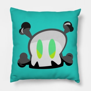 green bonehead Pillow