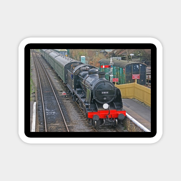 U Class, Corfe Castle, March 2024 Magnet by RedHillDigital