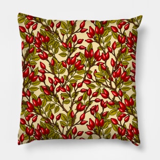 Rose hips Pillow