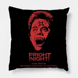 Fear and horror in a Vampire Fright Night Pillow