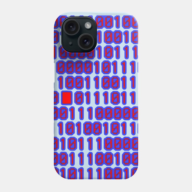 Bunary Code (version 3) Phone Case by CJProArtz