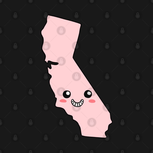 California - US States Kawaii by isstgeschichte