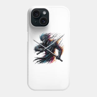 Lonely Black Ronin Phone Case