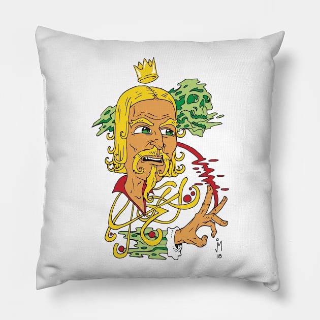 Royal plague Pillow by jonathanmor