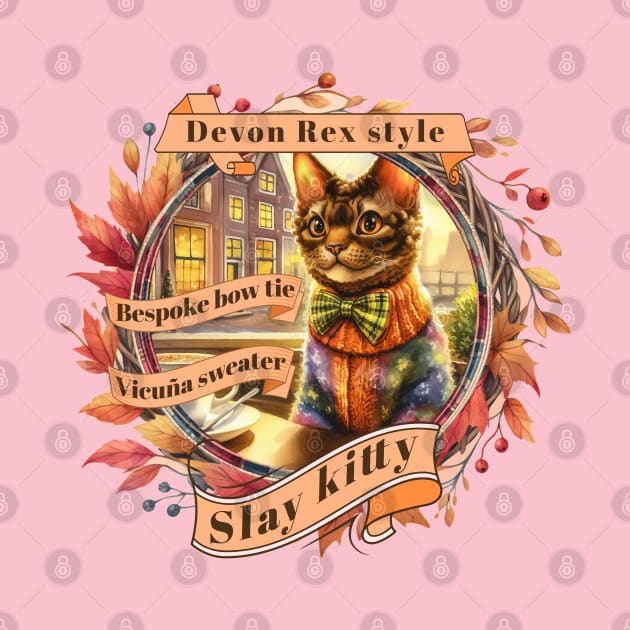 Cat Couture Bespoke Vicuña Slay Kitty Style 08D by catsloveart