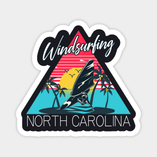 Windsurfing North Carolina Summer Beach Magnet