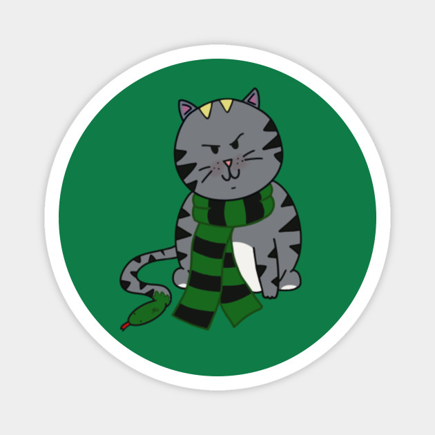 Harry Potter Slytherin Cat Slytherin Magnet Teepublic