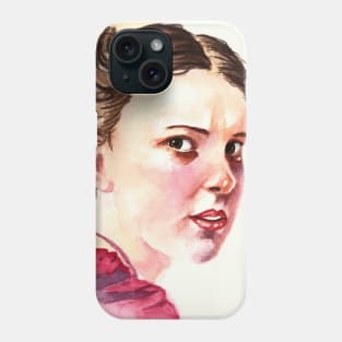 Enola Watercolor FanArt painting Phone Case