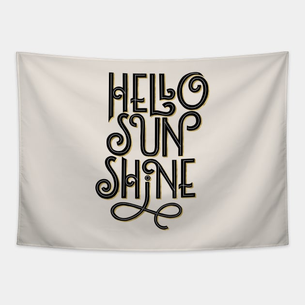 Hello Sunshine Tapestry by CalliLetters