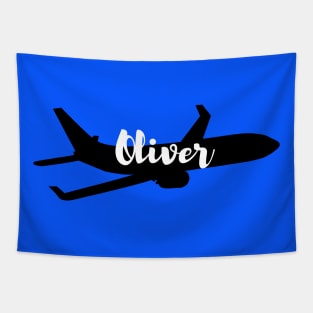 Oliver name airplane Tapestry