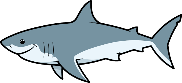 CuteForKids - Great White Shark Kids T-Shirt by VirtualSG