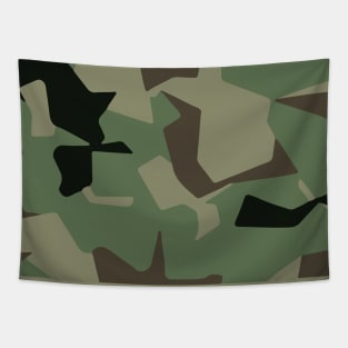 Graphic camo pattern Tapestry