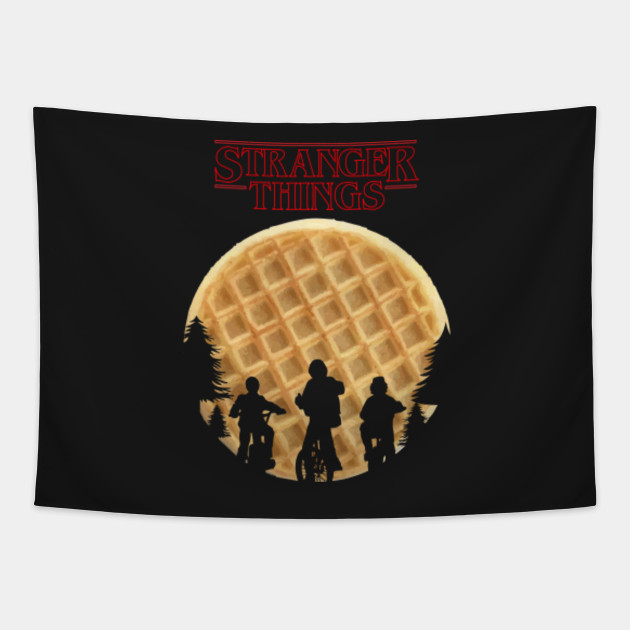 Stranger Things Waffle Friends Dont Lie Tapestry Teepublic