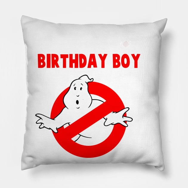 Birthday Boy of Ghostbusters Pillow by FirmanPrintables