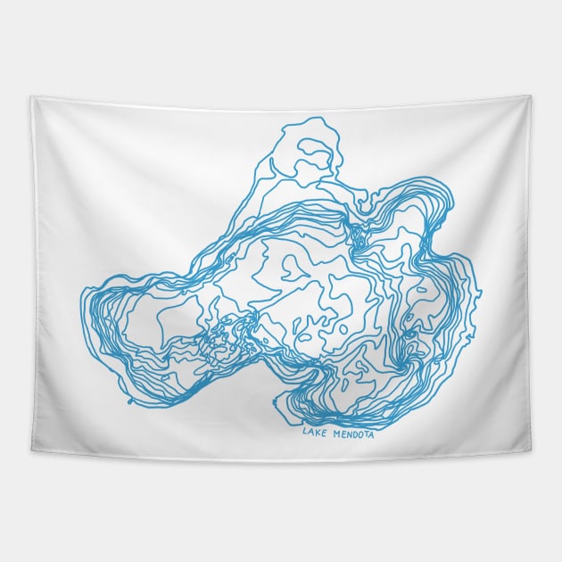 Lake Mendota Tapestry by simplistictees