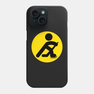 HOCKEY PLAYER SILHOUETTE Phone Case