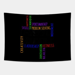 Physical Education Gym Teacher Sport Tapestry