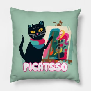 Picatsso cat Pillow