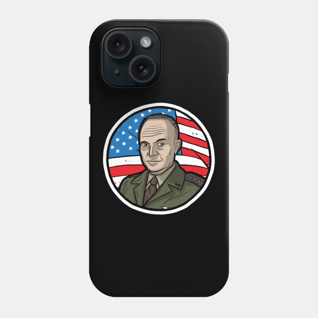 Dwight D. Eisenhower Phone Case by Baddest Shirt Co.