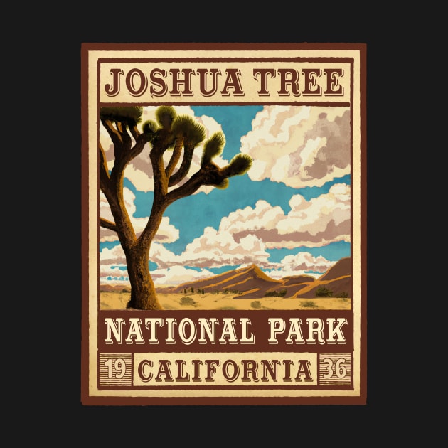 Joshua Tree National Park Outdoor Vintage by MarkusShirts